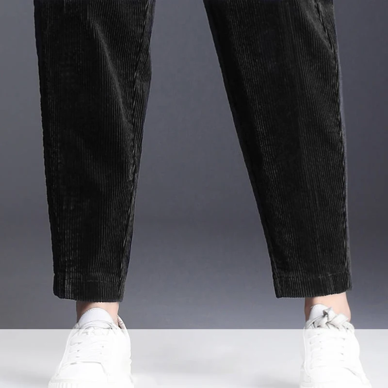 Женские вельветовые леггинсы CHRLEISURE Теплые повседневные с высокой талией для