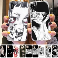 yinuoda japanese horror manga style phone case for iphone 11 12 pro xs max 8 7 6 6s plus x 5s se 2020 xr case