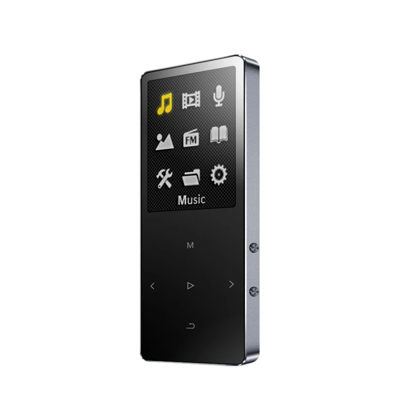 Silver IQQ X2 Bluetooth 4,2 MP3 плеер без потерь 40 ГБ HiFi портативный аудио Walkman с fm-радио электронная книга Диктофон MP3 музыкальный плеер - Цвет: Silver
