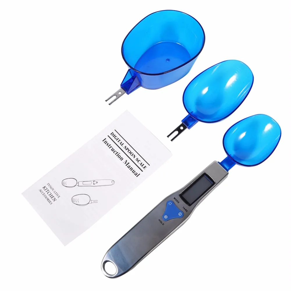 500 г/0 1 г цифровые весы ложка ЖК дисплей электронные измерительная с весами 3