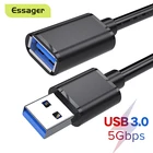 Essager USB к USB 3,0 Удлинительный кабель Тип A папа к мужчине USB удлинитель для радиатора жесткого диска Webcom USB3.0 удлинитель данных провода