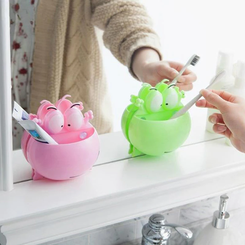 Настенная подставка для зубных щеток аксессуары ванной комнаты присоска душа