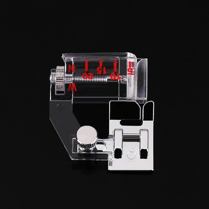 

1 pcs Adjustable Bias Tape Binding Foot Snap On Presser Foot For Sewing Machine Accessories