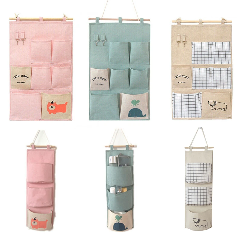 3/7 карманы настенный дверной подвесной сумка для хранения Организатор Гардероб