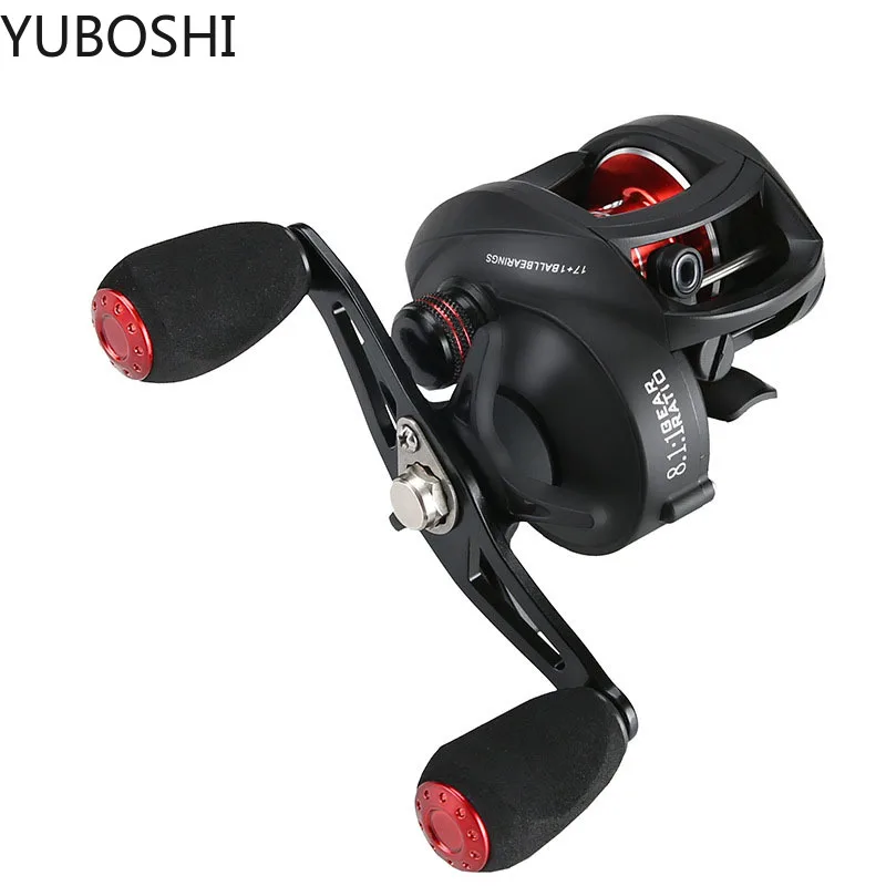 2020 New 8.2:1Gear Ratio Left and Right Hand 17+1BB Baitcasting Fishing Reel  Fishing Bait Casting Reel Saltwater Fishing