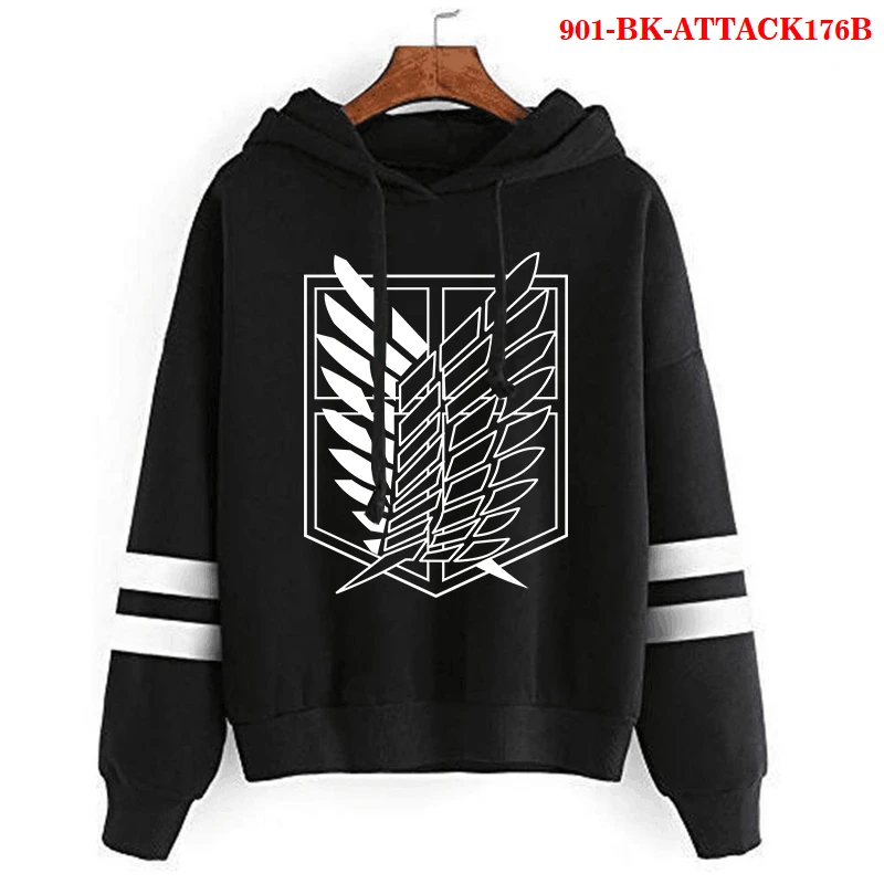 

ATTACK Hot Japanese Anime printing Hoodies Men Attack on Titan Pullover Sweatshirt Male Harajuku Manga Streetwear Unisex jacket