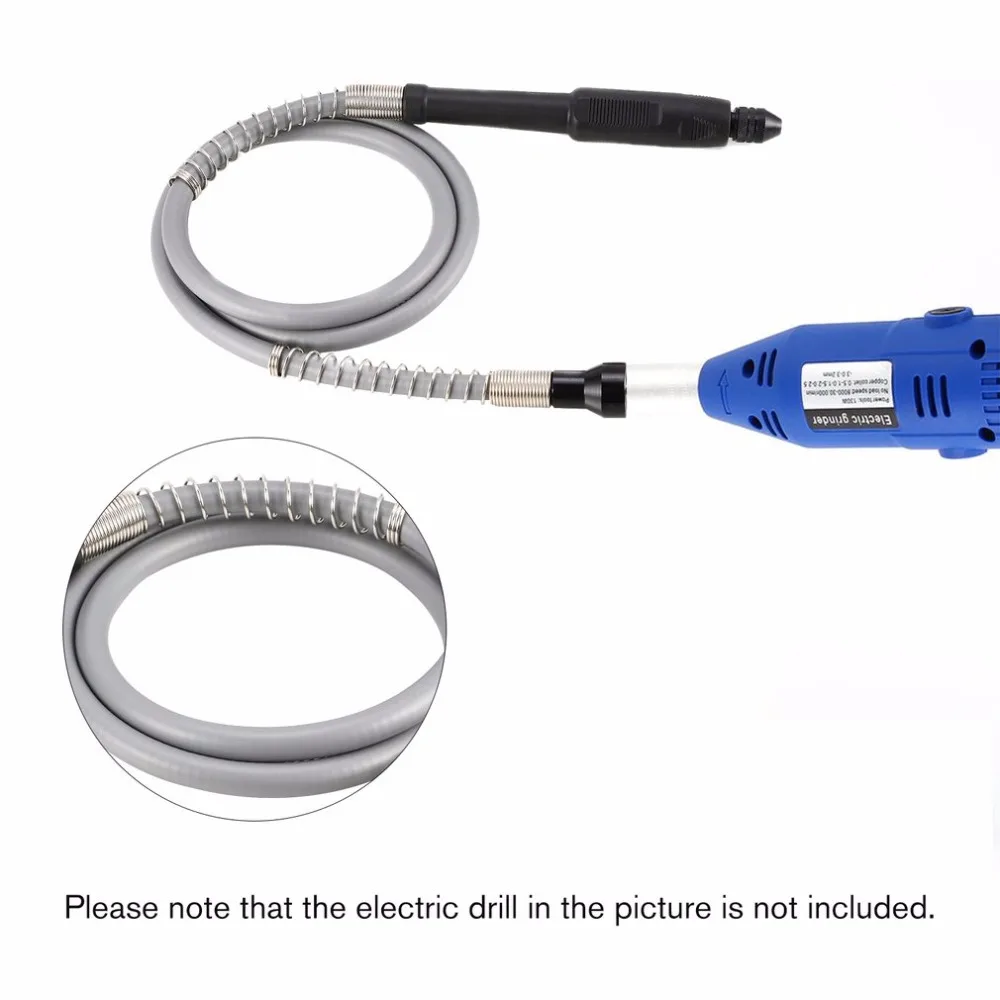 Electric Flexible Shaft Caver Grinder Carving Flexshaft Grill Chuck Extension Cord Rotatory Tool Grinding Accessory Universal |