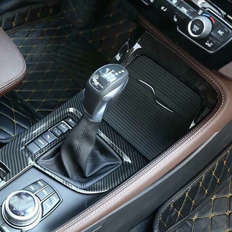 

for X1 F48 X2 F47 -2019 Car Central Control Gear Panel Cover Multimedia Panel Frame Side Trim Decoration Protection