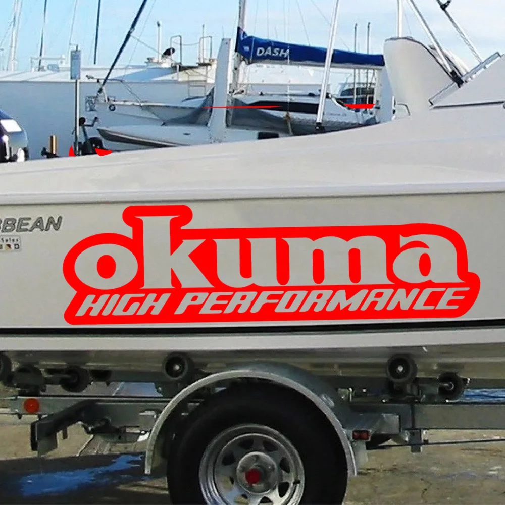 

NEW Pair Okuma Decals Car Accessories Exterior Decal Decor Mural Vinyl Covers