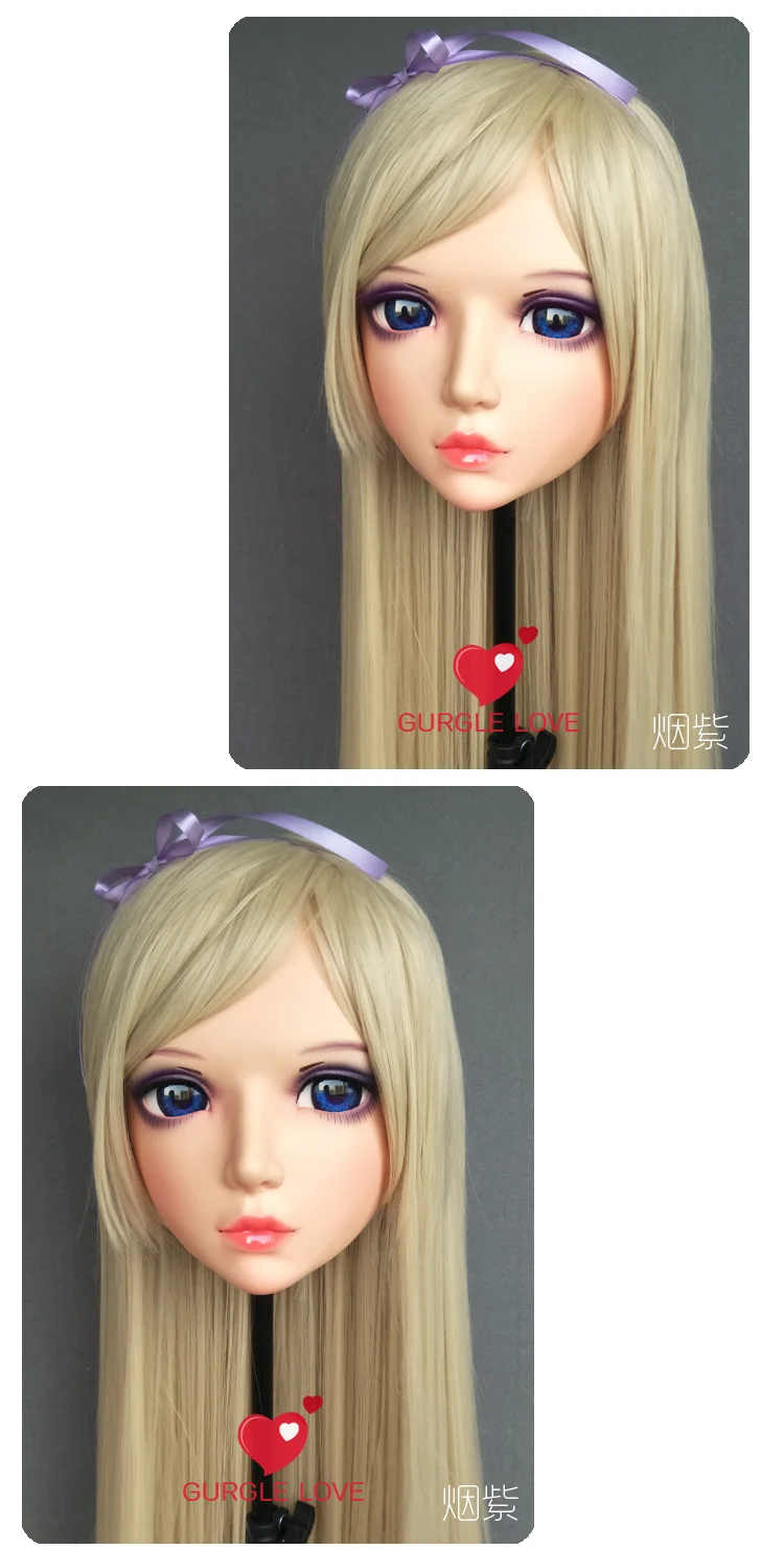 

(NEW-77) Female Male Mask Realistic Silicone Masks Halloween Party BJD Doll Crossdress Japan Kigurumi Mask Anime Cosplay