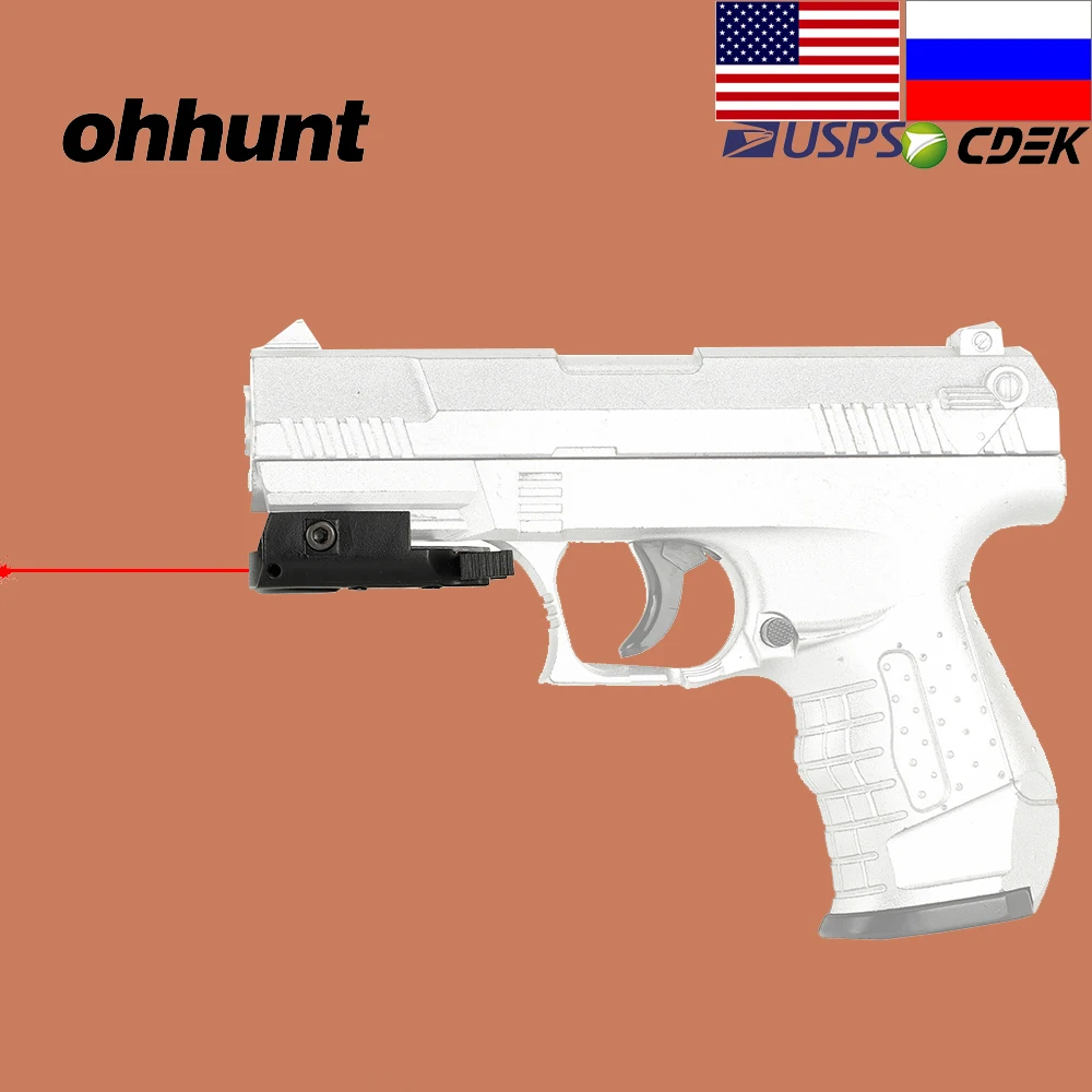 Тактический лазерный прицел ohhunt с красной точкой лазерная указка оптический для