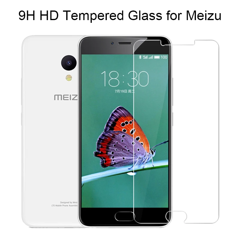 HD прозрачное закаленное стекло для Meizu Pro 7 6 5 Plus защитное 15 Lite 16 Защитная пленка