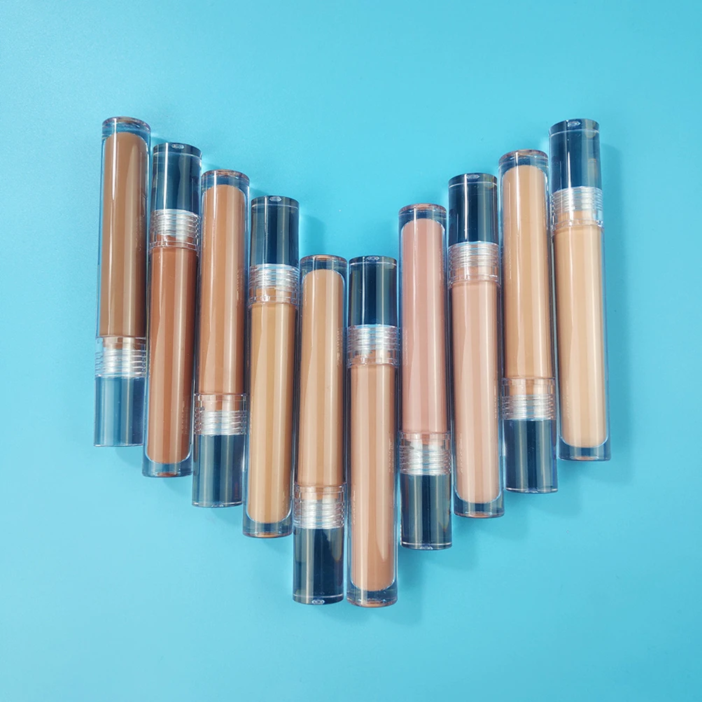 

10 Colors Optional Matte Transparent Premium Acrylic Round Tube Liquid Lip Gloss Private Label Sexy Nude Long Lasting Lipstick