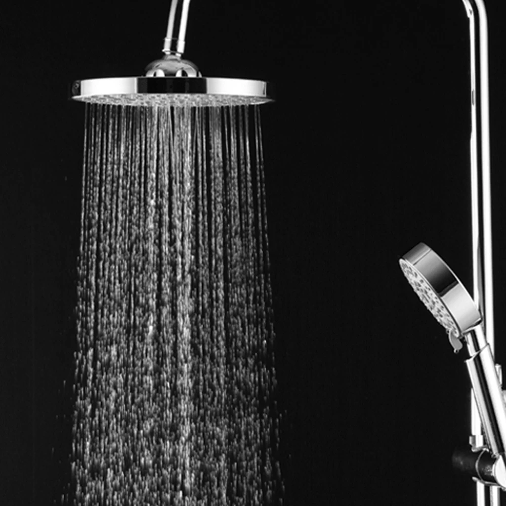 3 режима душевая головка ручной регулируемый круглый топ спрей из нержавеющей