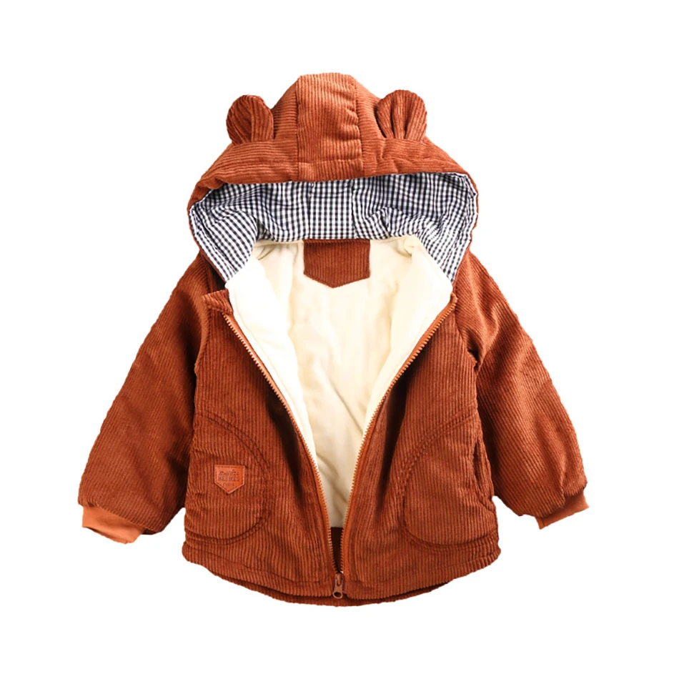 Children's Warm Jackets Kids Sports Hooded Outerwear 2020 Winter New Baby Boy and Girl Clothes Stars Girls Coat | Детская одежда и