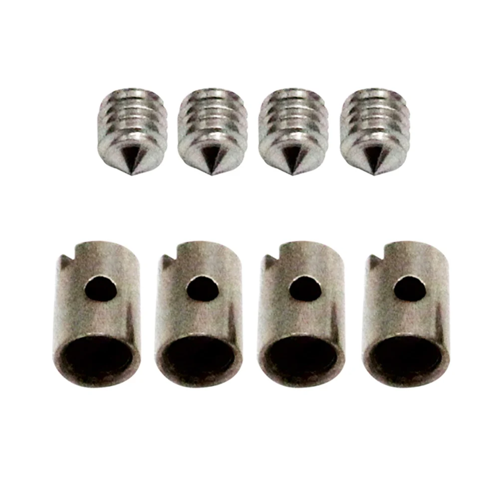 

Solderless Cable Nipples Set 5mm Metal Throttle Choke for Motorcycle Scooter Quad Mower Replacement Throttle Repair Kit