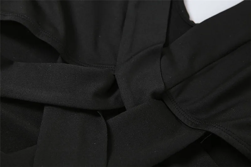 

Women Summer Sexy Deep V Neck Hollow Out Bodycon Party Black Package Hip Dress Clubwear Fashion Solid Skinny Slim Mini Dress