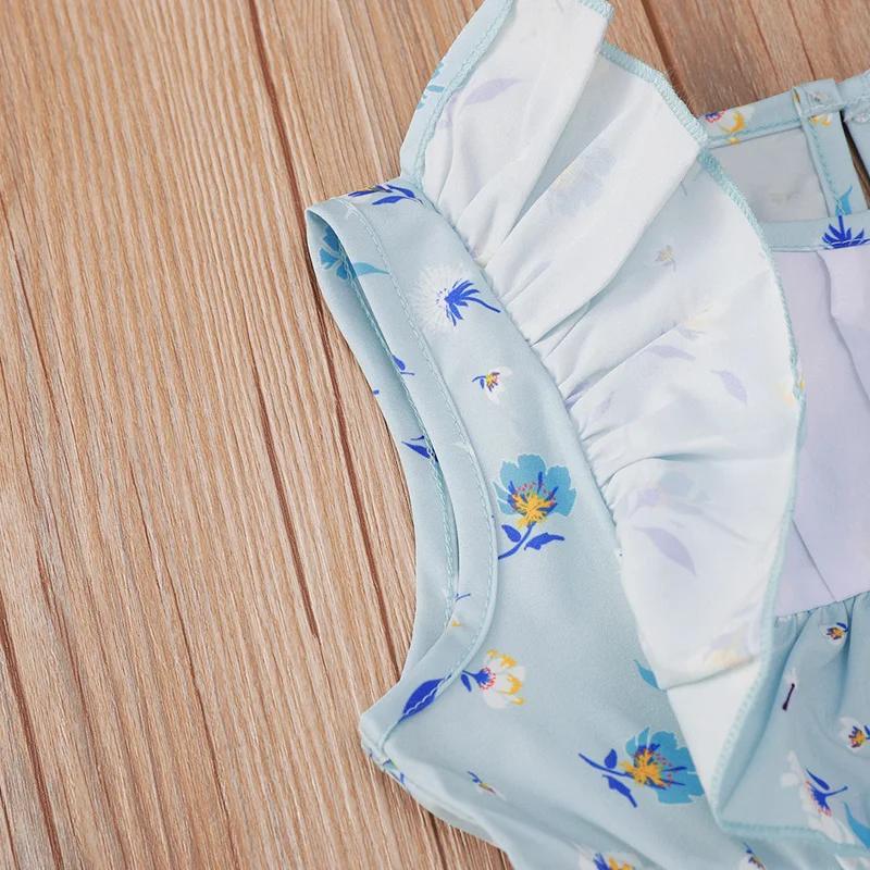 

Summer Baby Girls Dresses Kids Sleeveless Cute Print O-neck A-line Princess Dresses for Baby Clothes