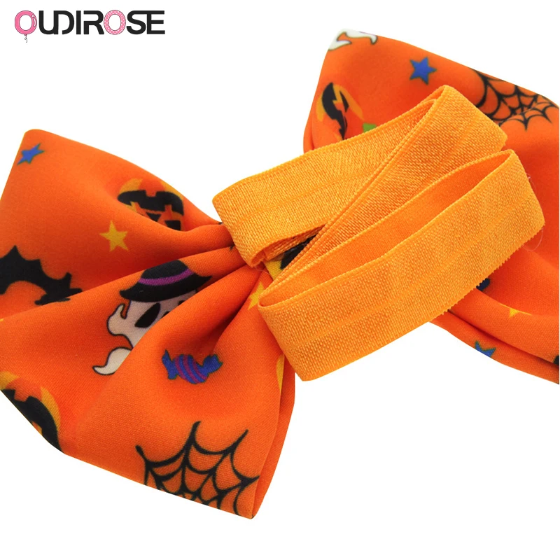 Дети лук-обруч с бантиком декор для Хэллоуина вечеринки героями мультфильмов