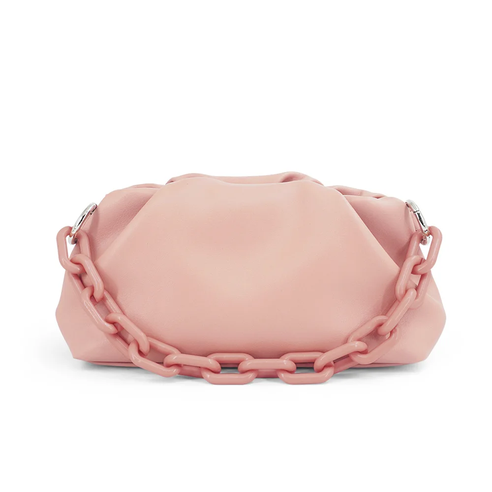 Новинка 2020 Женская облачная сумка из мягкой искусственной кожи радужная