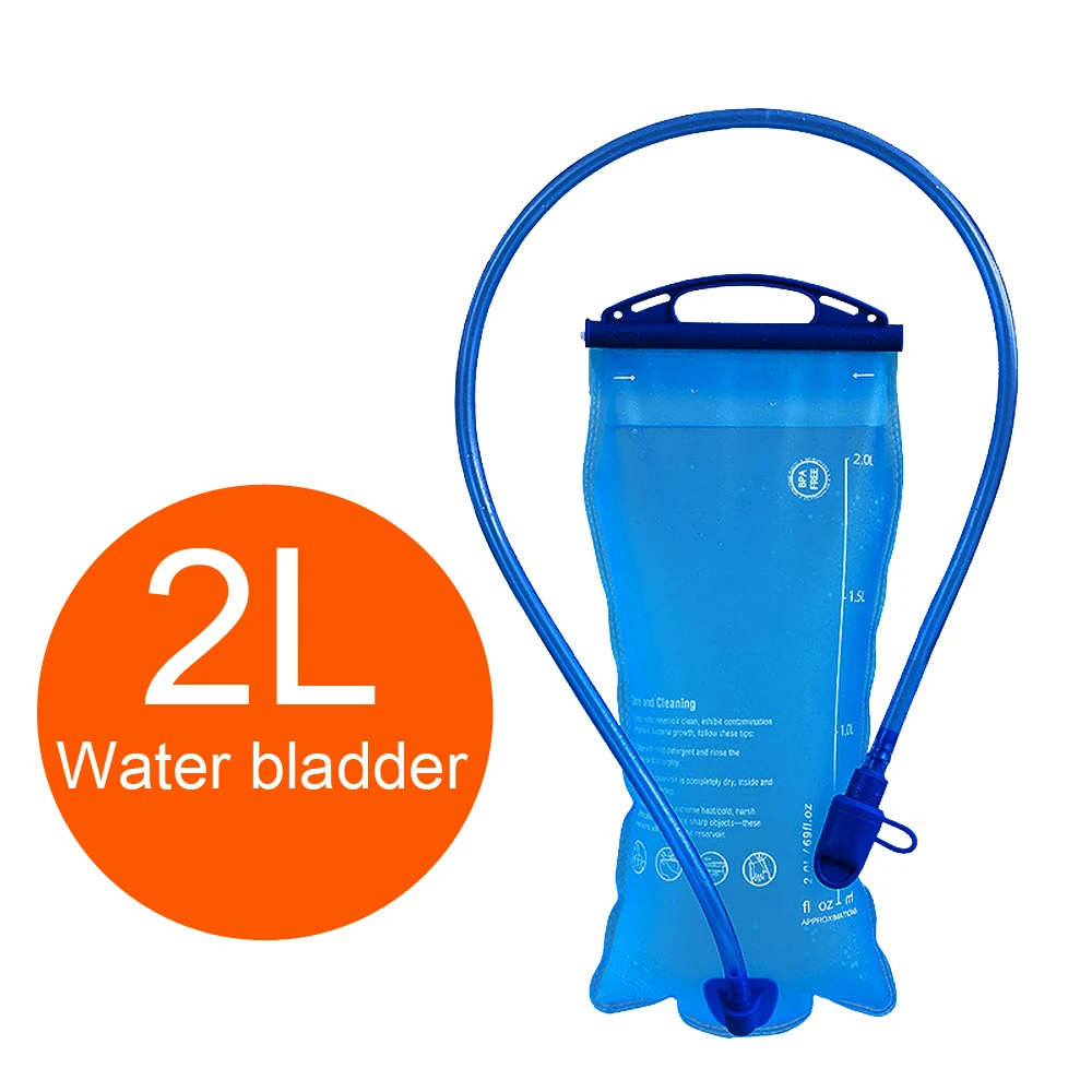 2L Water Bladder Легкий гидратационный жилет для бега, рюкзак 15л, походная спортивная сумка для бега, марафона, велоспорта, альпинизма, спорта на открытом воздухе, упаковка XL - Цвет: 2L Water Bladder