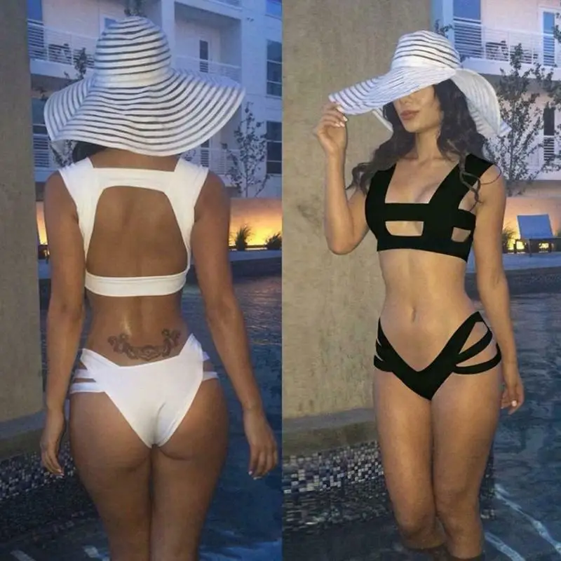 S 3XL 2 шт. Для женщин комплект нижнего белья жгут повязки эротическое белье без