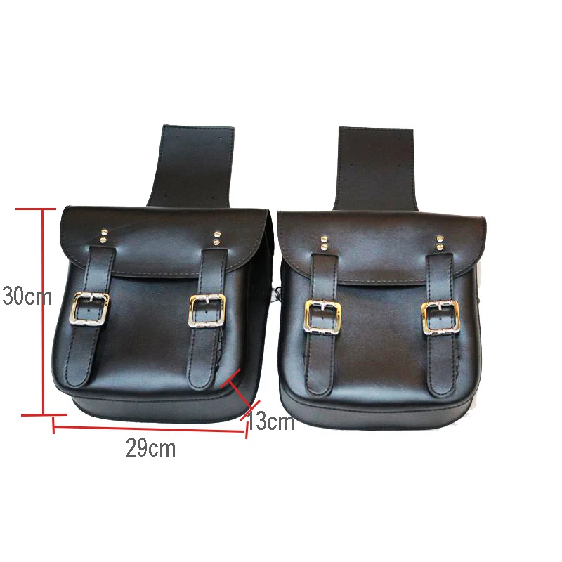 Универсальное седло для мотоцикла из искусственной кожи большая емкость Боковая