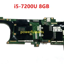 100% working for LENOVO X1 Carbon motherboard 5th gen i5-7200 CPU+8G RAM FRU: 01AY064 DX120 NM-B141 mainboard tested well