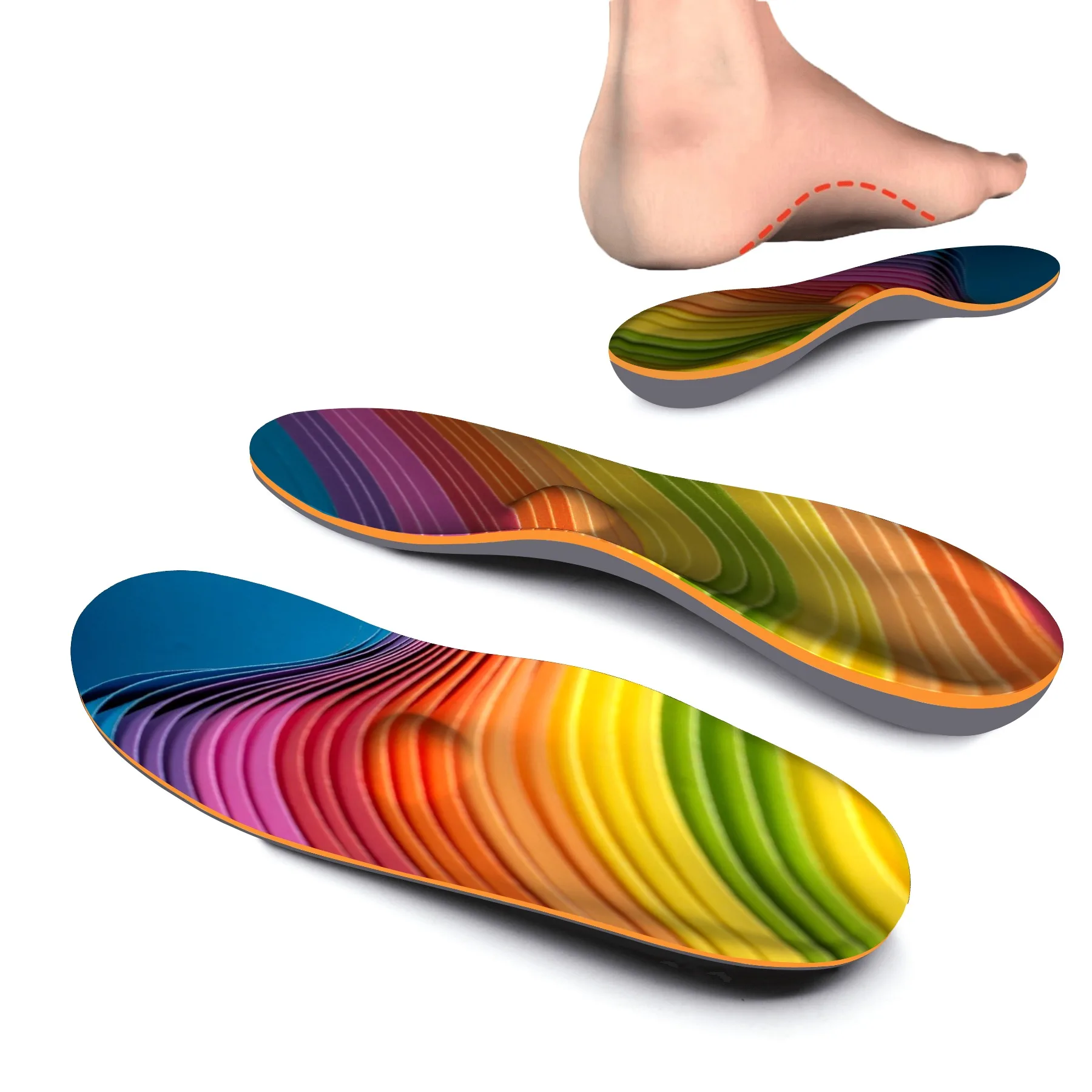 

iFitna Flat Feet Metatarsal Arch Support Pad Orthopedic Insoles Sneakers Women Sole Heel Spur Plantar Fasciitis Orthotic Inserts