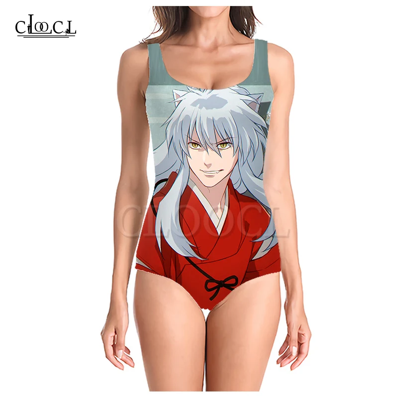 Слитный купальник для девочек CLOOCL с 3D принтом облегающий без рукавов летний