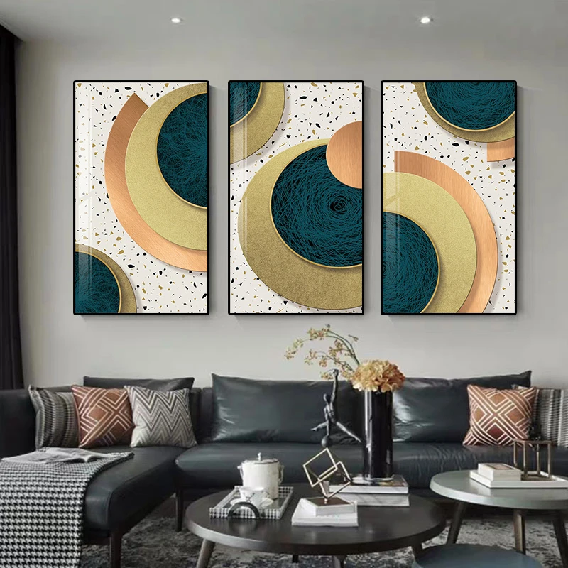 

Irregular Graphics Posters and Prints Abstract Geometric Circular Canvas Paintings Modern Living Room Home Decoration Wall Art