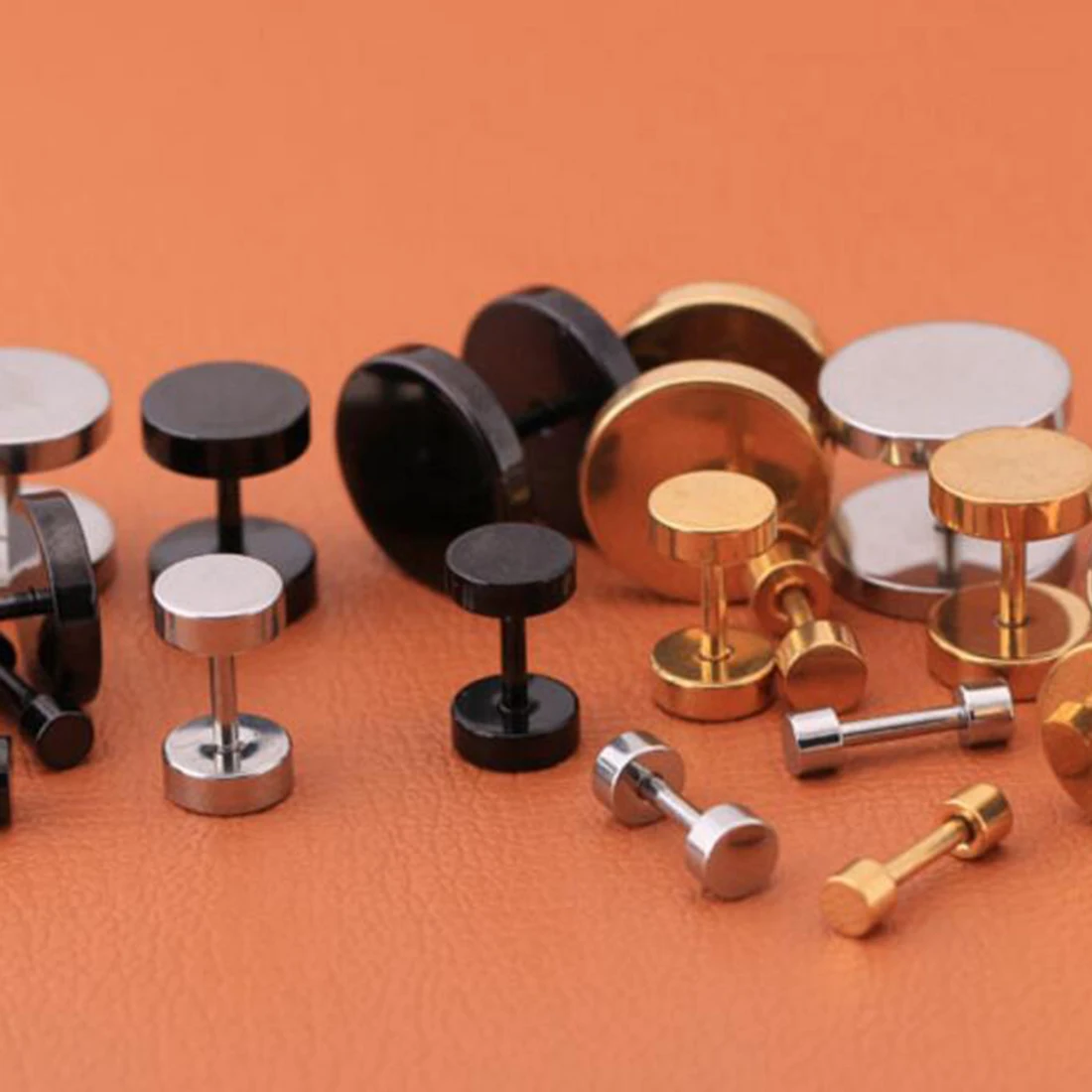 Серьги-гвоздики из нержавеющей стали для мужчин и женщин ювелирные украшения в