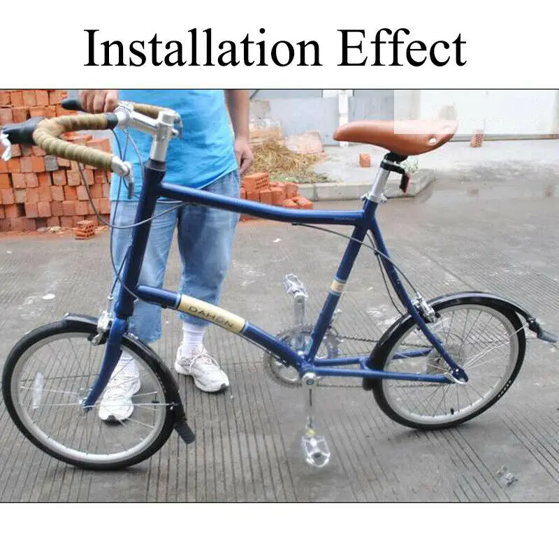 Комплект велосипедных крыльев 20 дюймов легкий передний/задний складной