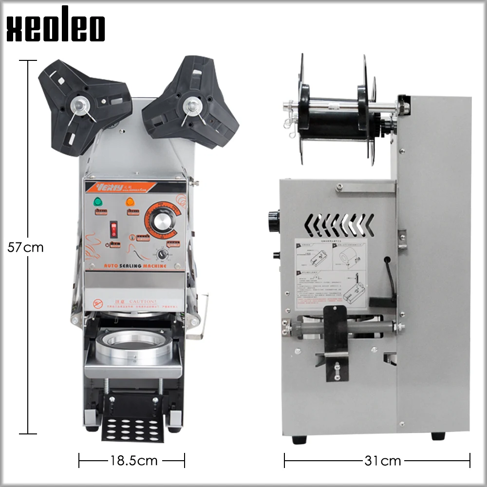 Автоматическая машина для запечатывания стаканчиков Xeoleo Пузырькового чая