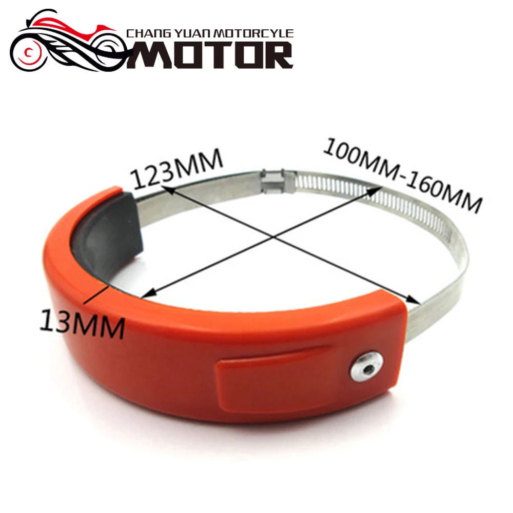 Аксессуары для мотоциклов глушителя Овальный вытяжной оранжевый протектор