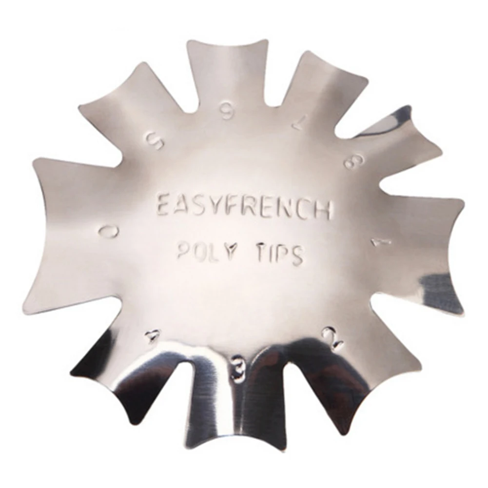 Professional French Manicure Clipper Stencil Tool Art Shape Line Edge Nail Cutter Smile Styling Stainless Steel Trimmer Forms |