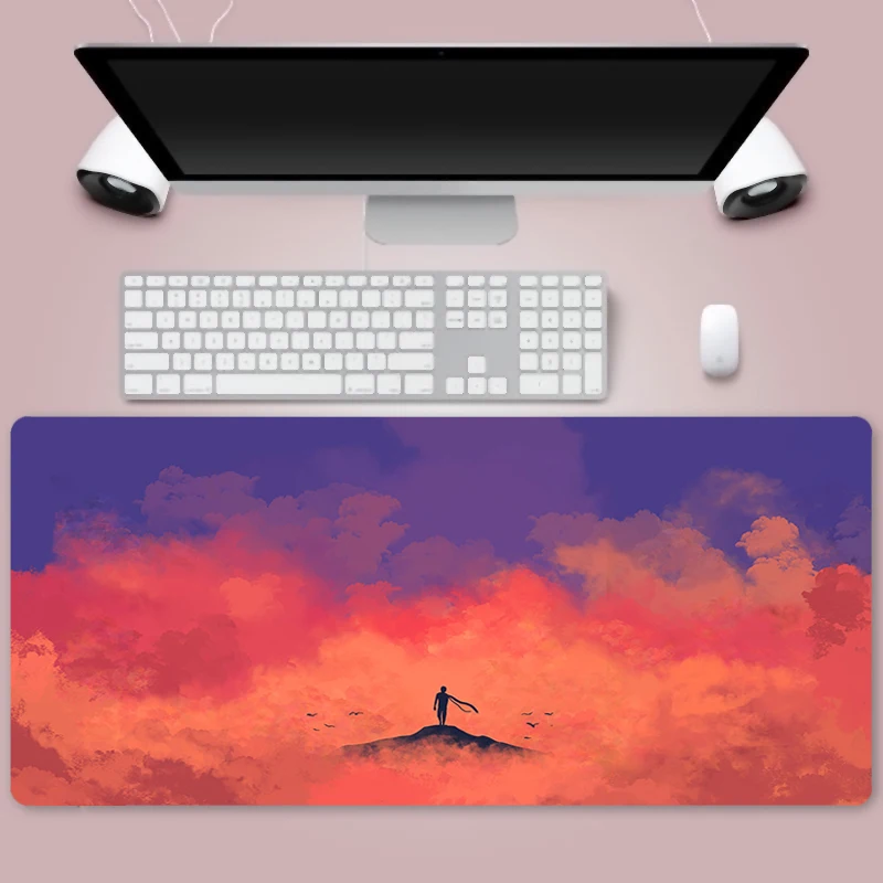 

4K Minimalist Game computer mouse pad mouse pad large table mat non slip rubber base laptop mouse pad