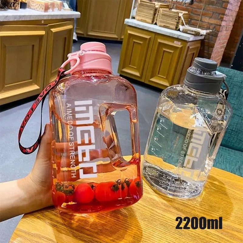 

Спортивная бутылка для воды большой емкости 2200 мл чашка для воды пластиковая чашка для путешествий