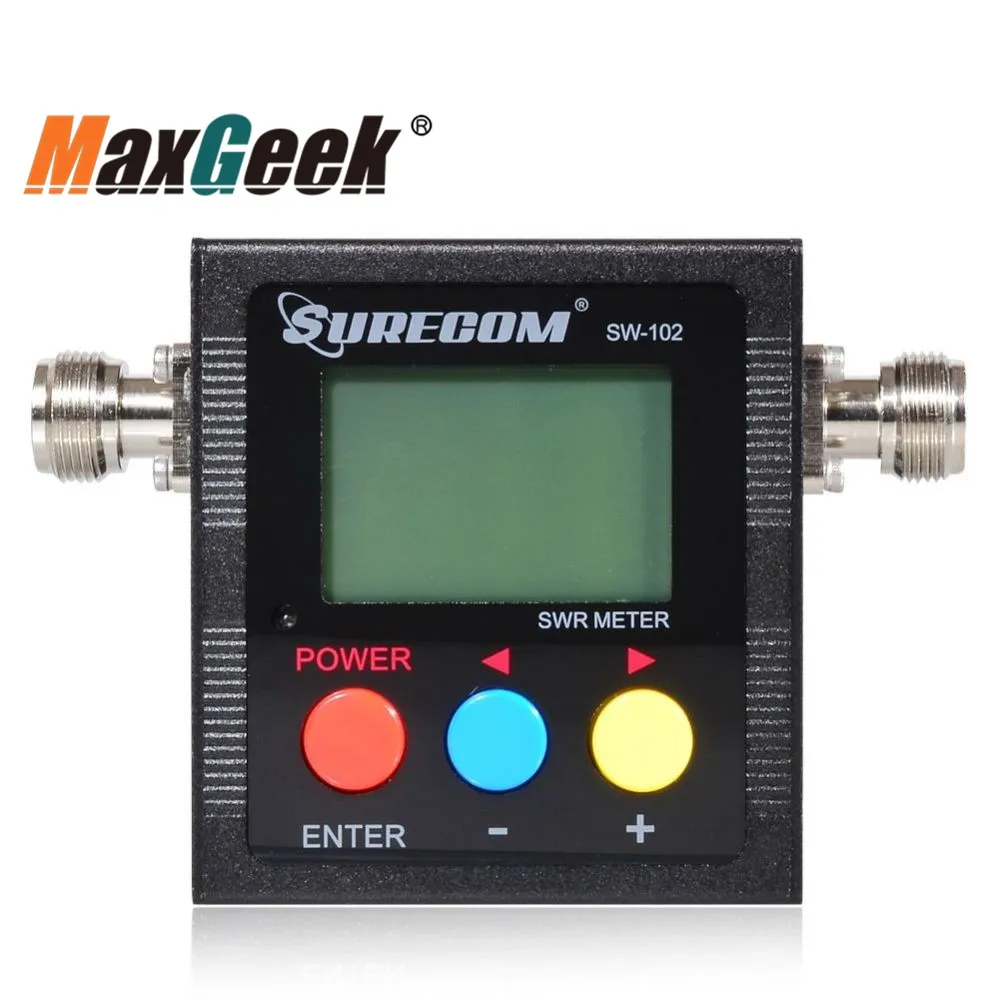 Цифровой измеритель мощности Maxgeek Surecom УКВ/УВЧ 125 525 МГц 2 канала|Измерители
