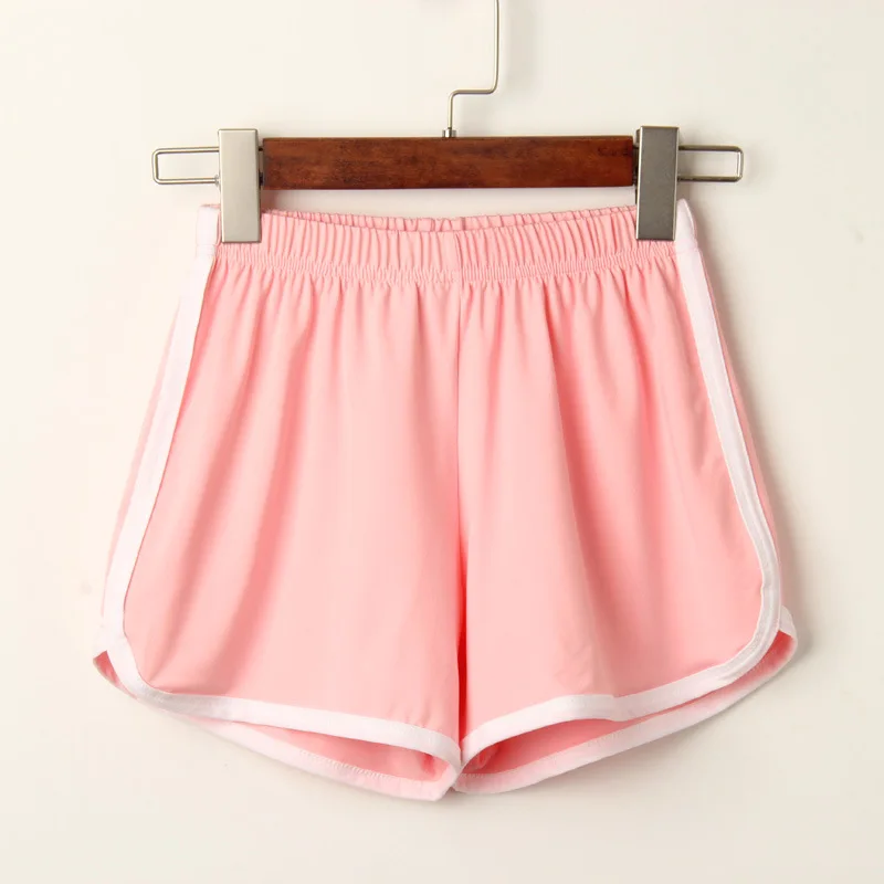 

Athletic Shorts Women Summer 2021 Casual Outside Wear Three-part Pants New Hot Fashion Beach Pants Candy Color Shorts Women