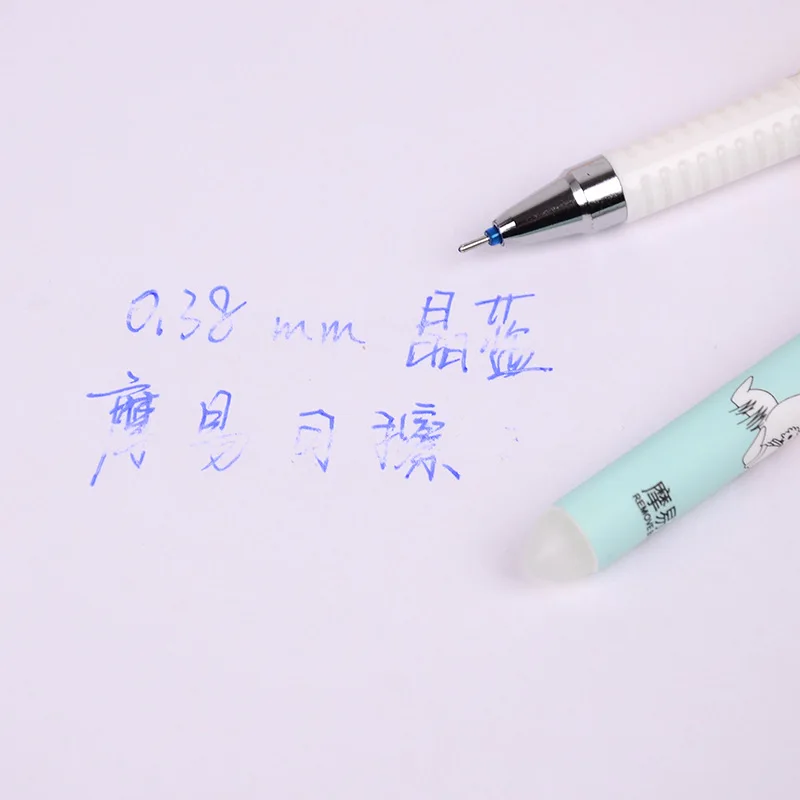 1 шт./Продажа kawaii 0 38 мм стираемая ручка гелевая стильная футболка с изображением