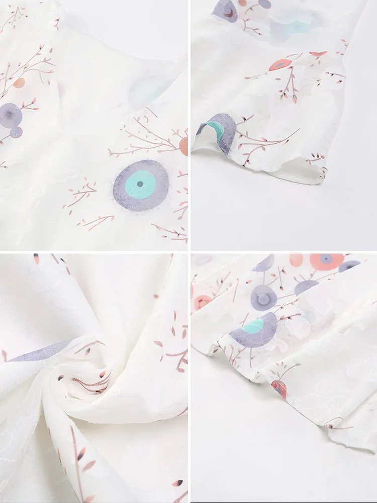 

Pregnant Women's Chiffon Floral Skirt Summer Short Sleeve Fashion Maternity Dress