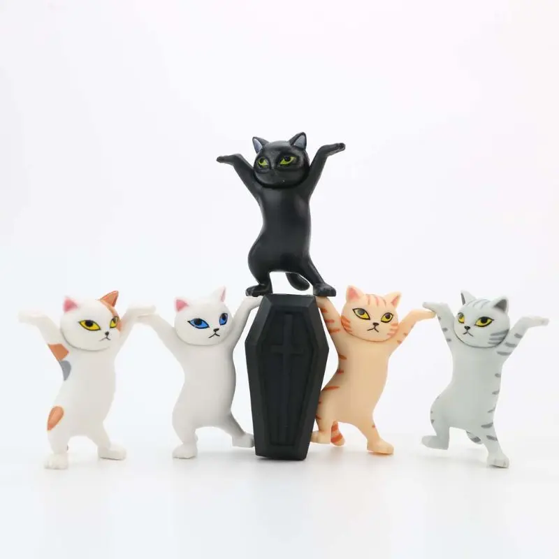 

Adult Doll Toy Gift Cat Pen Holder Black Cat Stand Without Coffin Kids Funny Cat Pen Holder Kids Weightlifting Cat Pen Holder