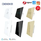 Умный настенный сенсорный светильник ель ZigBee с нейтральнымбез нейтрального, без конденсатора Smart LifeTuya работает с Alexa, требуется Google Hub