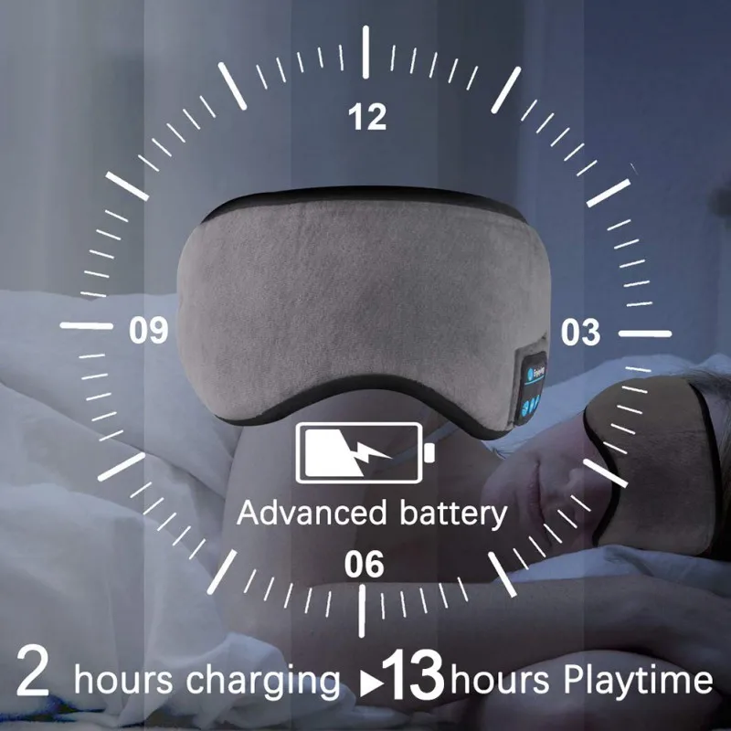 Новый сна Наушники Bluetooth 5 0 Беспроводной маска для глаз наушники путешествия