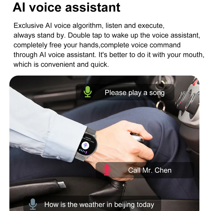Оригинальные DT4 Смарт-часы для женщин NFC AI голосовой помощник Bluetooth Вызов GPS трекер