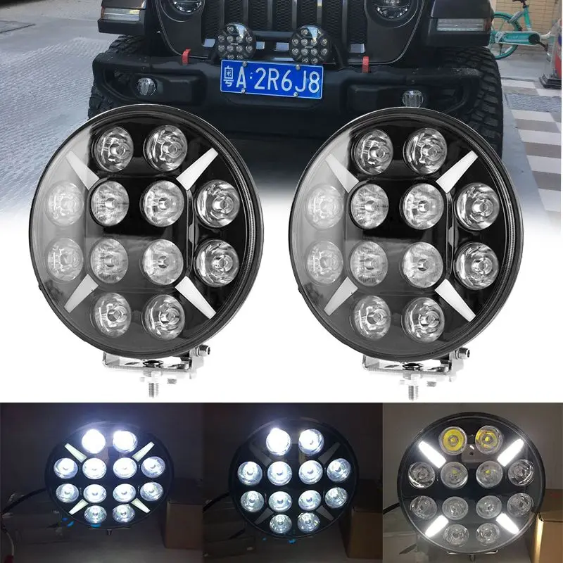 120 Вт 9 дюймовый точечный светодиодный рабочий светильник для джипа грузовика 4WD