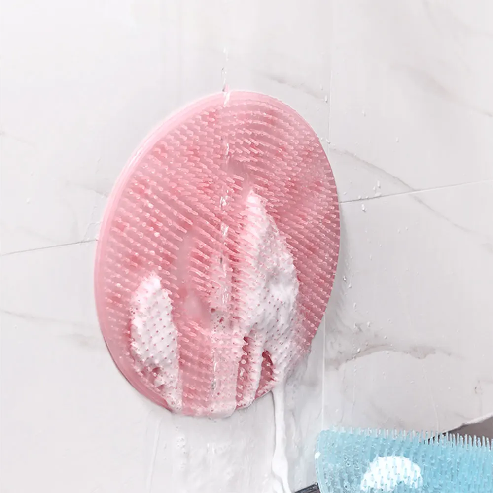 

Lazy Silicone Back Rubbing Bath Mat Towel Foot Bath Massage Bathing Artifact Rubbing Feet Bathroom Non-slip Mat