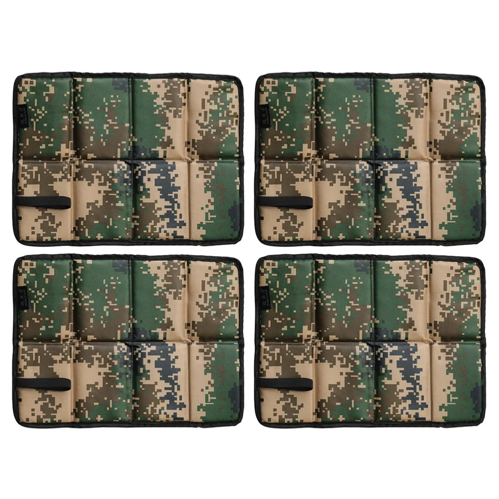 

4Pcs Multifunctional Cushion Foldable Seat Cushion Outdoor Camping Cushion