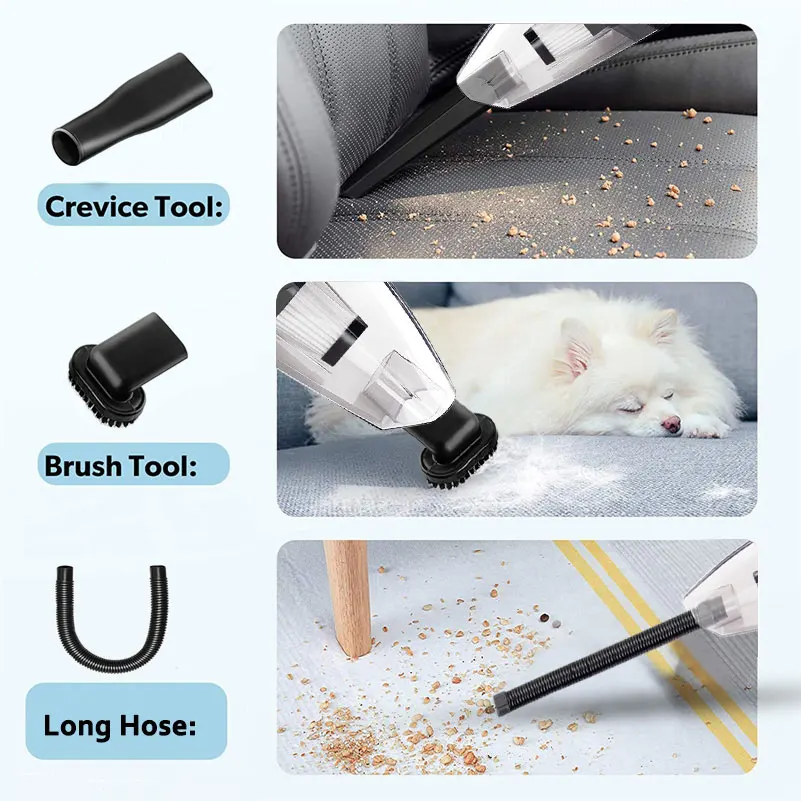 

GRIKEY Powerful Wireless Car Vacuum Cleaner Wireless Cleaners Handheld Vacuum Cleaner Car Wireless Vacuum Cleaner For Car/Home